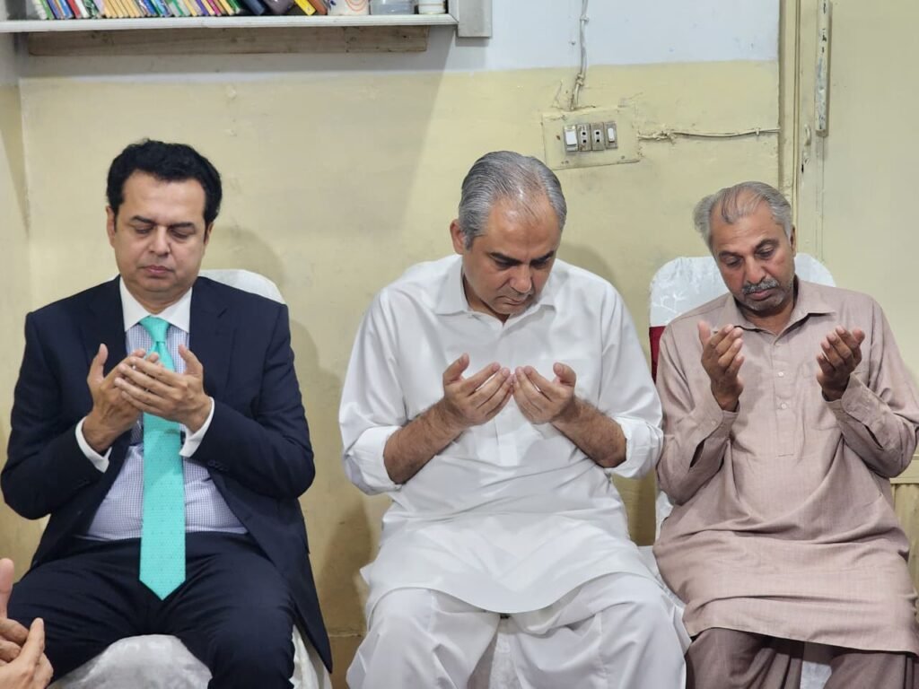 Naqvi, Talal visit Laiba Ejaz’s family, brief them on case progress