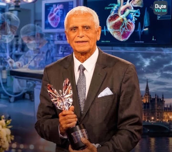Pakistani doctor receives lifetime achievement award in UK