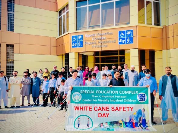 White Cane Safety Day celebrated at Special Education School in Attock