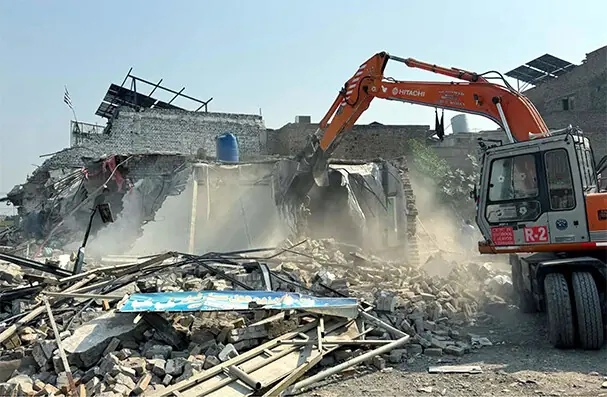 Over 560 shops, illegal constructions demolished during anti-encroachment operation