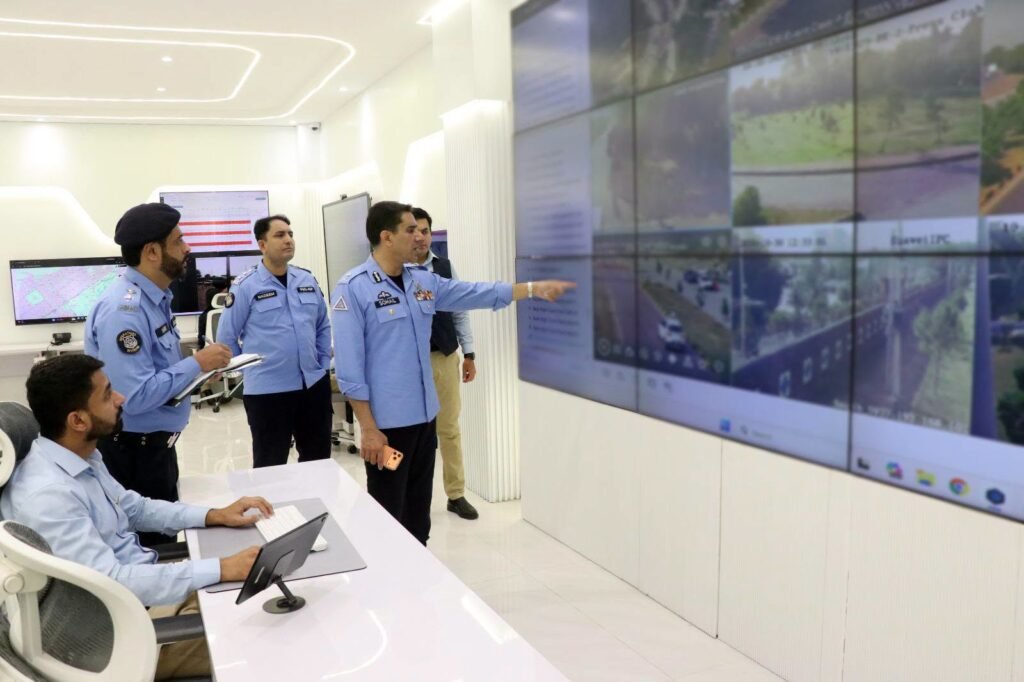 IGP Sohail reviews AI-based security monitoring system at 4C Centre