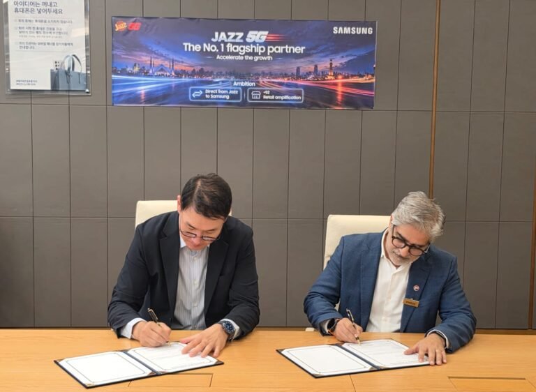 Jazz, Samsung sign strategic partnership in South Korea to accelerate AI,  5G adoption in Pakistan