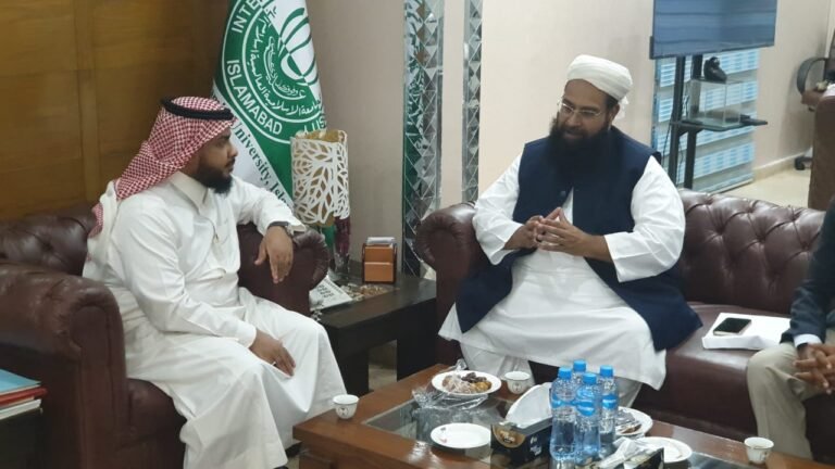 Ashrafi, IIUI President discuss countering ideological terrorism through youth awareness
