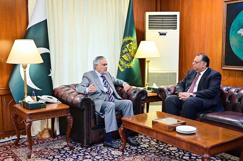 Mr. Salman Sharif, Ambassador-designate of Pakistan to Germany, called on the Deputy Prime Minister/Foreign Minister Senator Mohammad Ishaq Dar at the Ministry of Foreign Affairs.