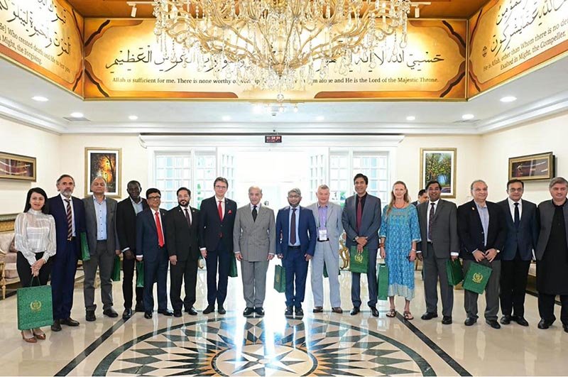 A delegation of National and International endocrinology and diabetes specialists called on Prime Minister Muhammad Shehbaz Sharif.