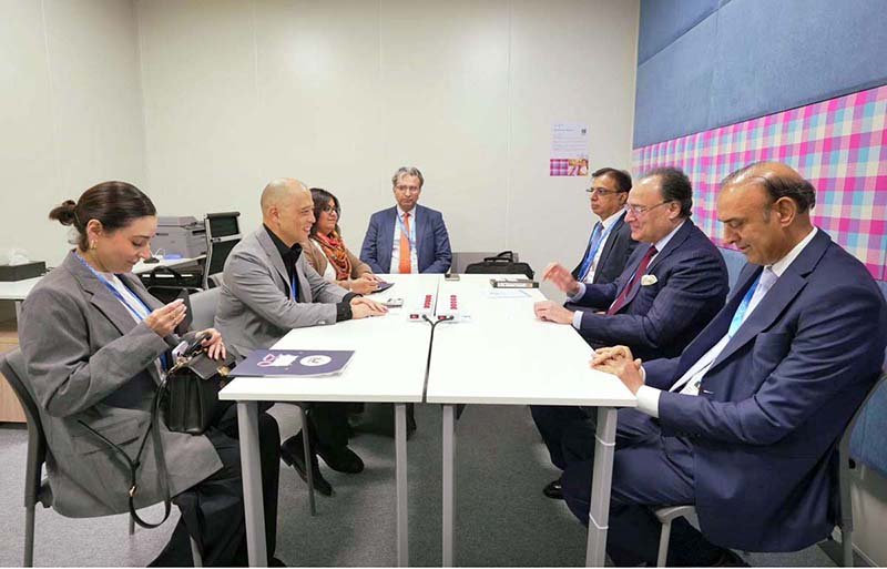 Federal Minister for Finance and Revenue, Senator Muhammad Aurangzeb, meeting with Ambassador Yon of the U.S. State Department to discuss bilateral economic cooperation, trade, energy, critical minerals and investment opportunities.