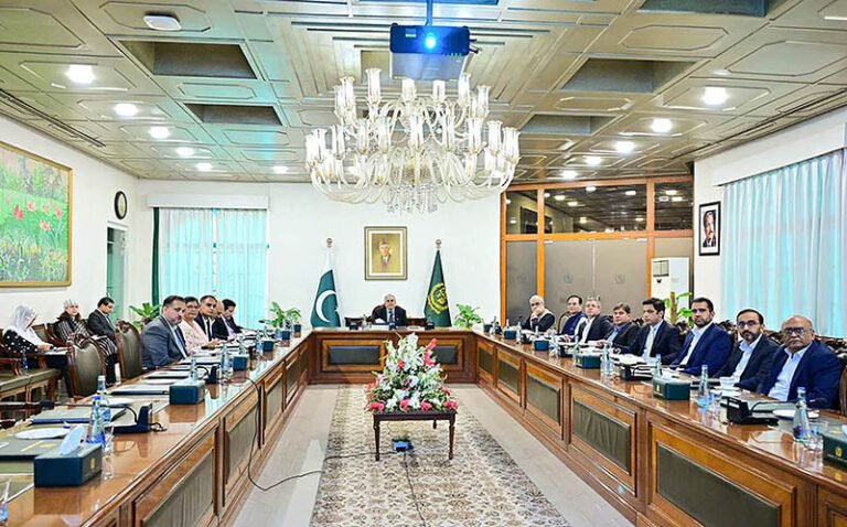 Deputy Prime Minister/Foreign Minister Senator Mohammad Ishaq Dar chairing a Joint Meeting of the National Steering Committee on Fuel Subsidy Scheme and Committee on Media Management for Prime Minister’s Fuel Relief Scheme at the Ministry of Foreign Affairs.