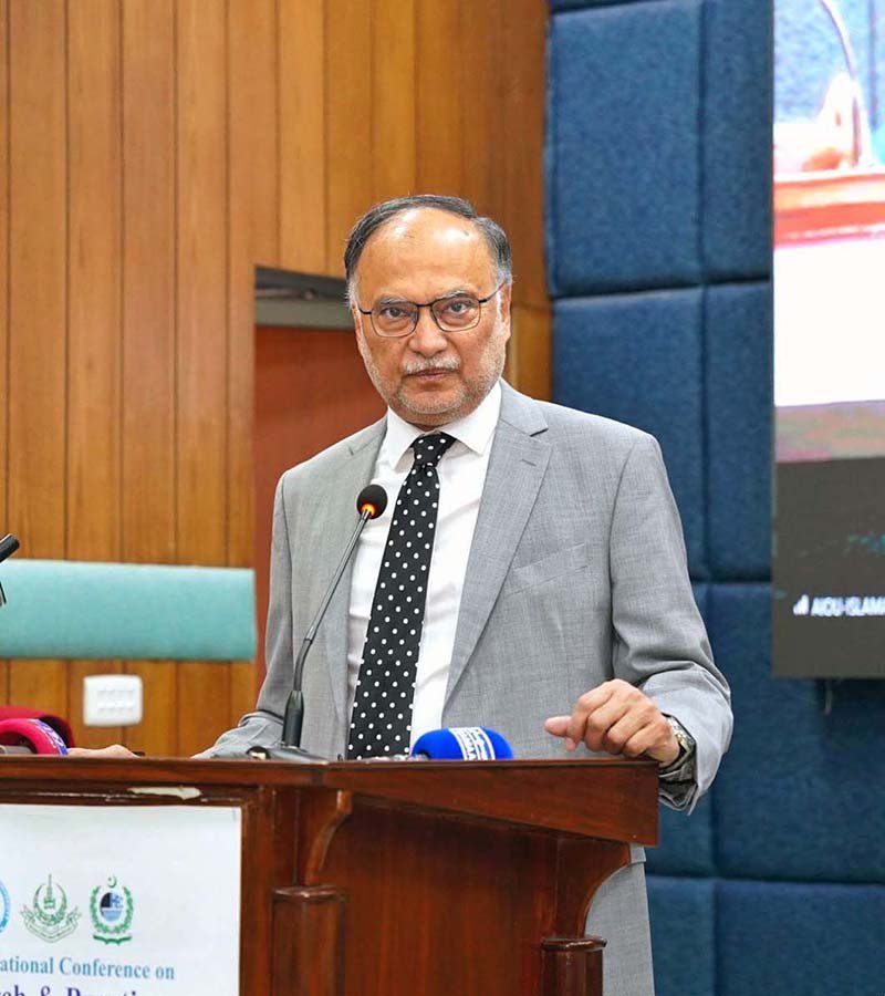 Ahsan Iqbal sees global recognition for Pakistan amid regional turmoil, calls for reform of world order