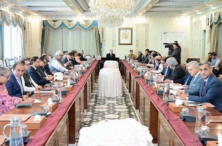 Prime Minister Muhammad Shehbaz Sharif chairs a meeting on Regulatory Reforms in ease of doing business