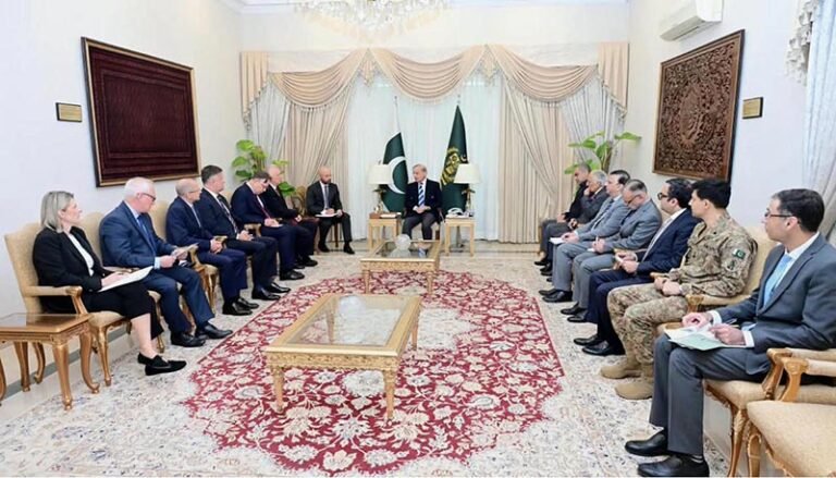 Prime Minister Muhammad Shehbaz Sharif meets Mr. Tomasz Siemoniak, Minister, Member of the Council of Ministers, and Coordinator of Special Services of the Republic of Poland.