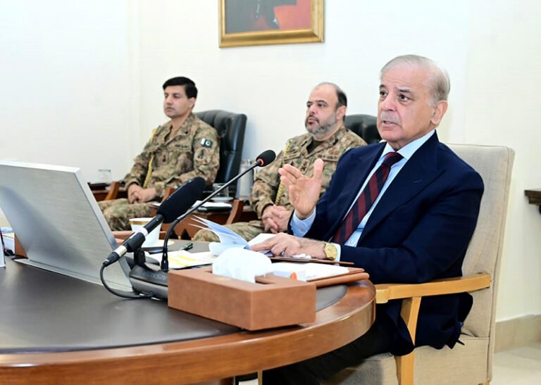 Prime Minister Muhammad Shehbaz Sharif addresses the Gong Ceremony for Naya Nazimabad Apartments REIT listing on Pakistan Stock Exchange