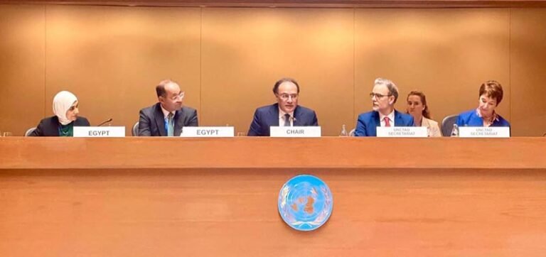 Federal Minister for Finance and Revenue, Senator Muhammad Aurangzeb, assuming the chairmanship of the Governing Council of the Borrowers’ Platform on behalf of Pakistan and emphasizing debt as an instrument for development