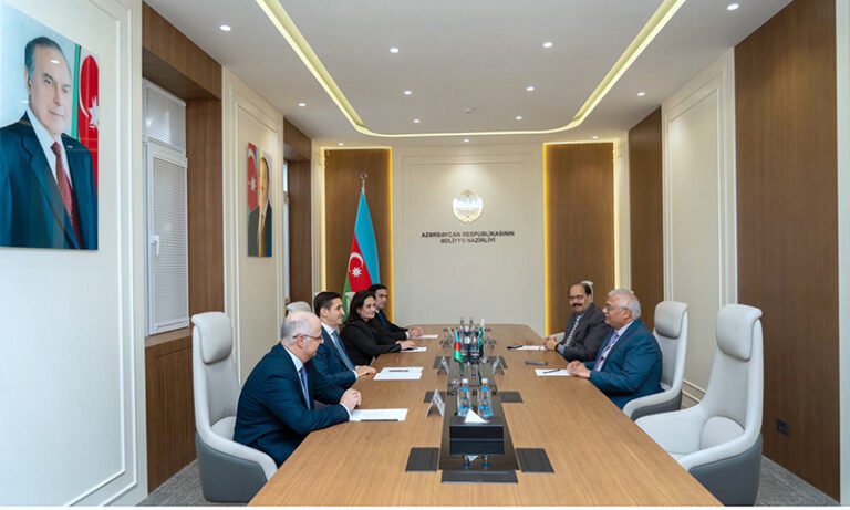 Hon’ble Chief Justice of the Federal Constitutional Court of Pakistan, Mr. Justice Amin-ud-Din Khan, Meets Azerbaijan’s Minister of Justice and Chairman of the Constitutional Court of Azerbaijan during Official Visit