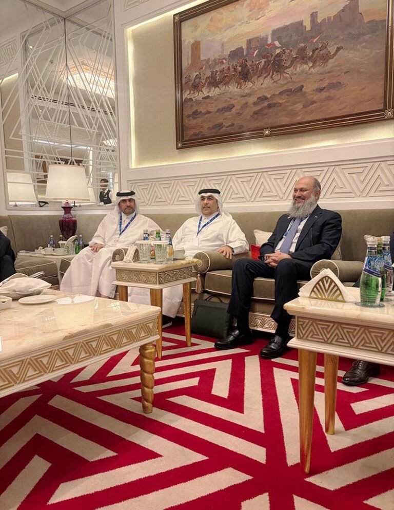 Federal Minister for Commerce Jam Kamal Khan meets Eng. Ali Hilal Al-Kuwari, CEO of Hassad Food, to explore cooperation in agriculture, food security and agricultural supply chains. The Minister also invites Hassad Food to participate in FoodAg 2026, scheduled to be held in Karachi from November 23 to 26, 2026