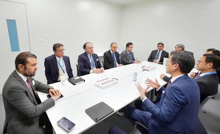 Federal Minister for Finance and Revenue, Senator Muhammad Aurangzeb, meeting with the leadership of Alibaba International Digital Commerce to discuss Pakistan’s digital economy, e-commerce, technology cooperation and export promotion.