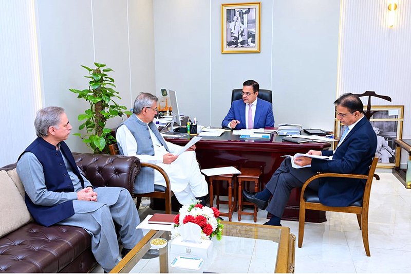 Federal Minister for Economic Affairs, Ahad Cheema chairs a meeting on National Highway Authority (NHA)