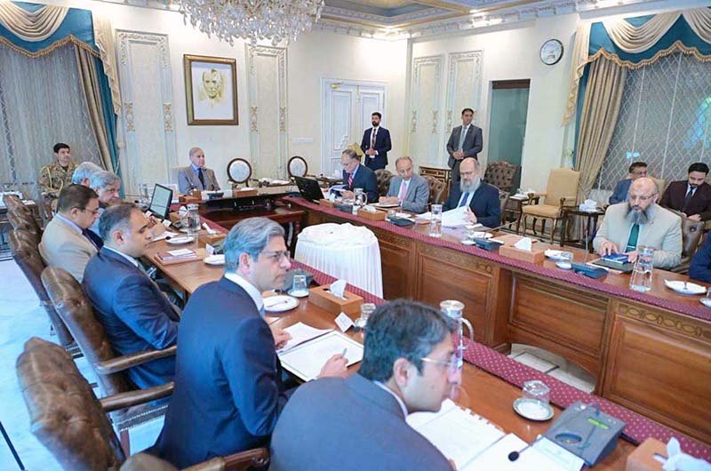 Prime Minister Muhammad Shehbaz Sharif chairs a meeting regarding Livestock sector