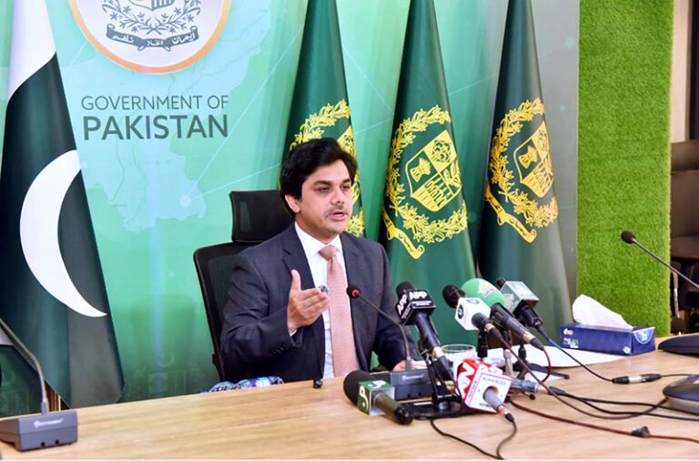Special Assistant to the Prime Minister on National Heritage & Culture, Huzaifa Rehman addressing a press conference