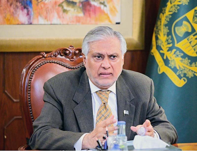 Deputy Prime Minister/Foreign Minister Senator Mohammad Ishaq Dar chairing a meeting of the Steering Committee on Wheat at the Ministry of Foreign Affairs.