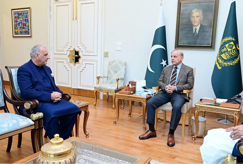 President of Azad Jammu and Kashmir (AJK) Dr. Muhammad Najeeb Naqi Khan calls on Prime Minister Muhammad Shehbaz Sharif
