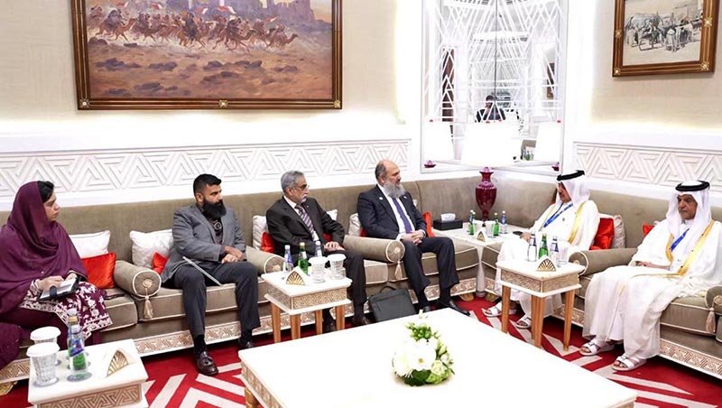 Federal Minister for Commerce Jam Kamal Khan in meeting with the Chairman of Qatar Chamber of Commerce & Industries and invites Qatari investors to explore opportunities in Pakistan’s Special Economic Zones.