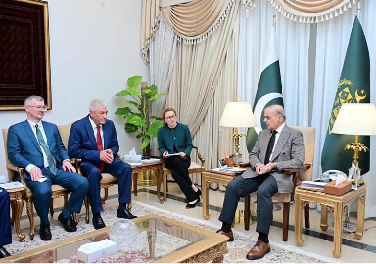 Interior Minister of the Russian Federation Mr. Vladimir Kolokoltsev called on Prime Minister Muhammad Shehbaz Sharif