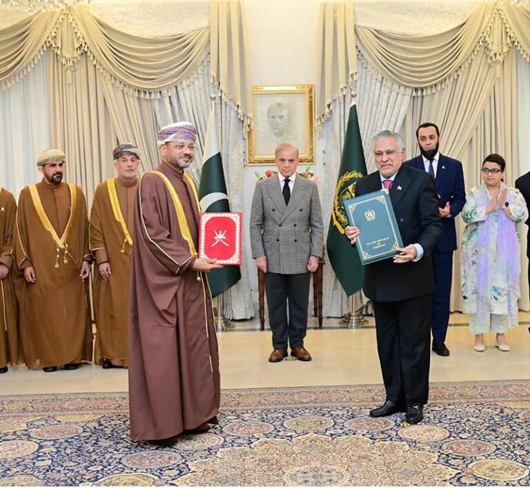 Prime Minister Muhammad Shehbaz Sharif witnesses a ceremony of exchange of MoUs between Pakistan and the Sultanate of Oman, in Islamabad
