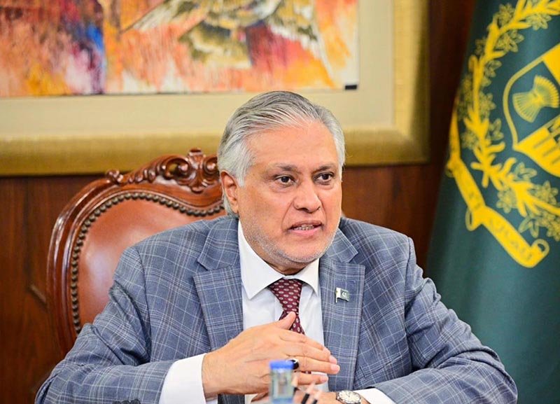 Deputy Prime Minister/Foreign Minister Senator Mohammad Ishaq Dar chairing a meeting to review proposed amendments to the Audit Oversight Board (AOB) law, at the Ministry of Foreign Affairs.