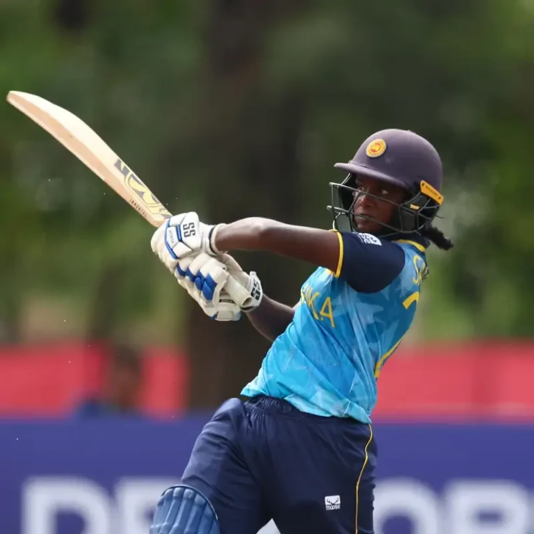 Sanjana Kavindi’s unbeaten composure powers Sri Lanka U19 to four-wicket win over Bangladesh