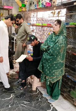 Wildlife enforcement raid conducted at bird dealers’ shops in Charsadda