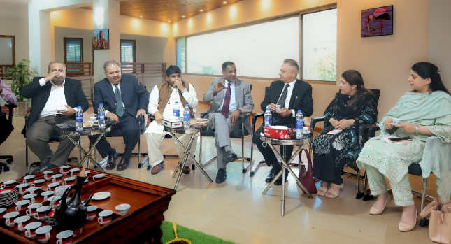 Ethiopian envoy hosts COMSATS rector over traditional coffee ceremony