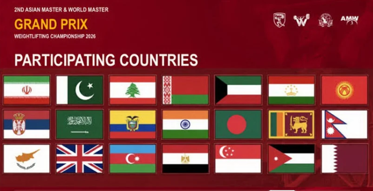 Pakistan’s Aziz tops men’s 80kg category at 2nd Asian Masters Grand Prix