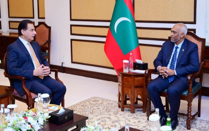 Ayaz meets President of Maldives, both sides reaffirm commitment to strengthening bilateral ties