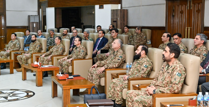 COAS Syed Asim Munir visits Corps Headquarters Peshawar, reviews security situation