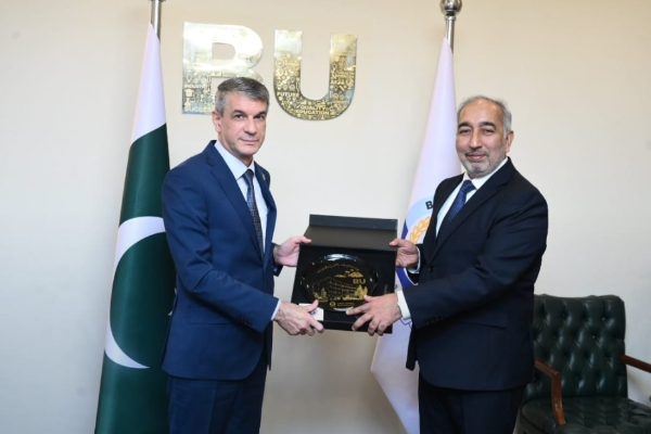 Azerbaijan Ambassador visits Bahria University, discusses academic cooperation