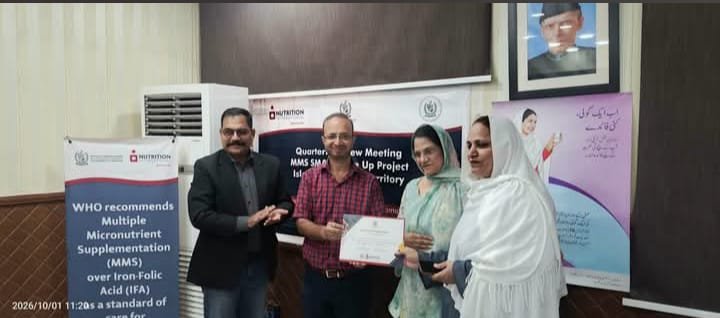 DHO reviews micronutrient supplementation project