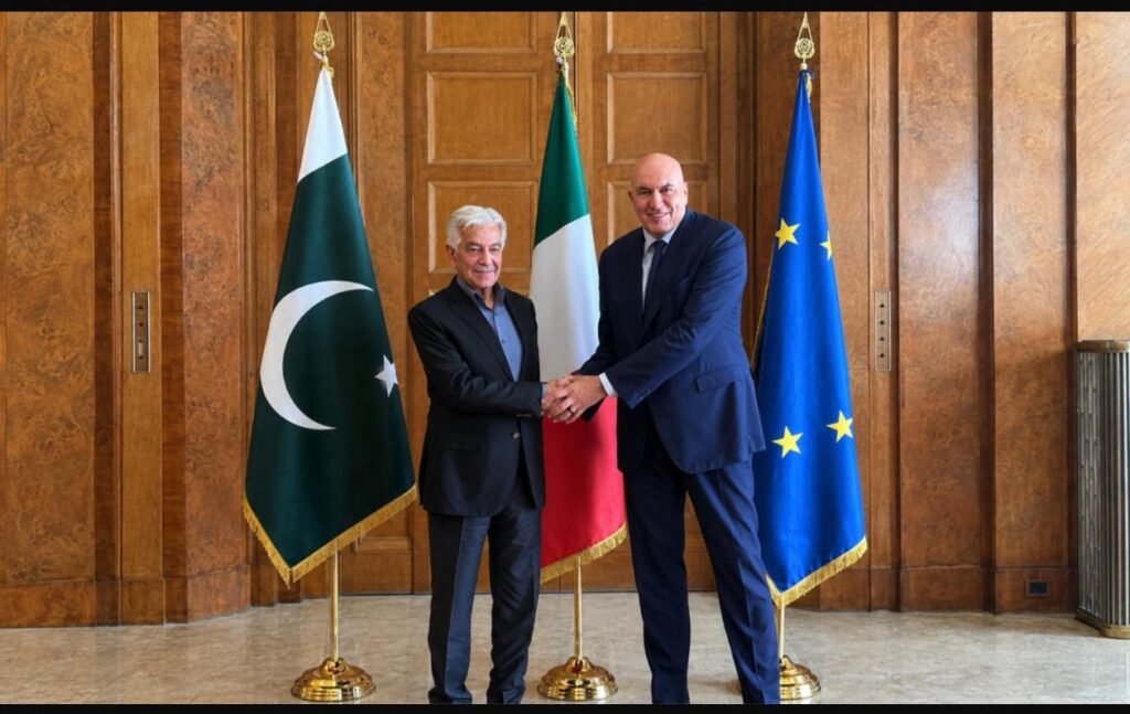 Pakistan, Italy discuss expanding defence, security cooperation in Rome