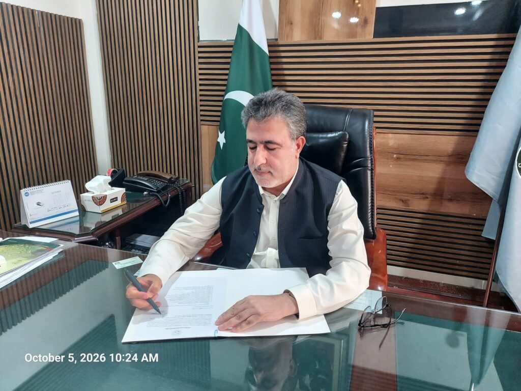Prof Dr Hassan Amin appointed VC of University of Swat