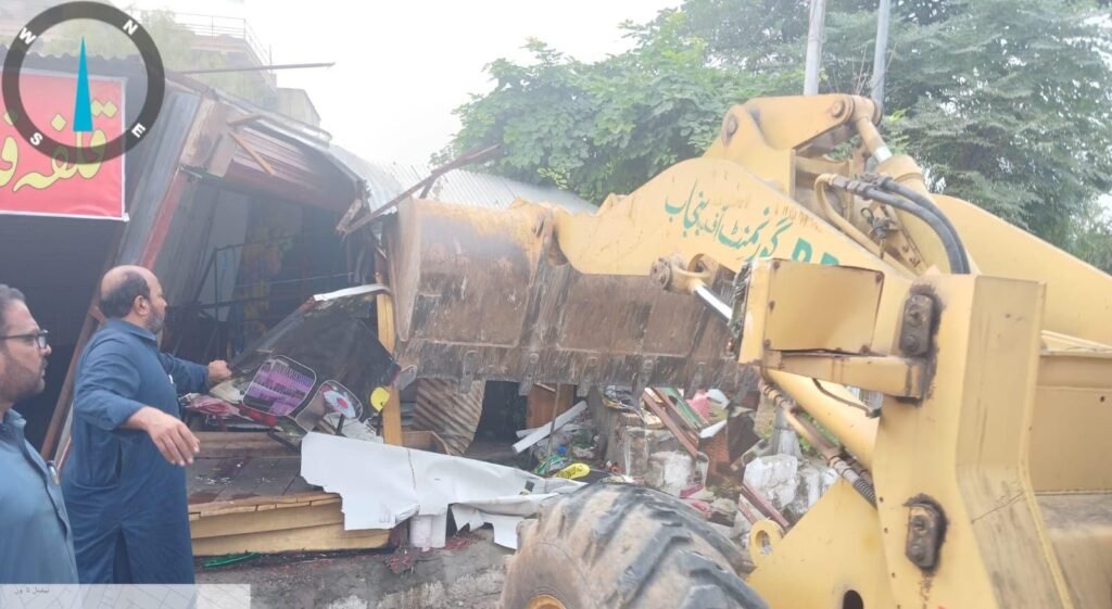 RDA demolishes illegal structures, seals commercial building in Abad Housing Scheme