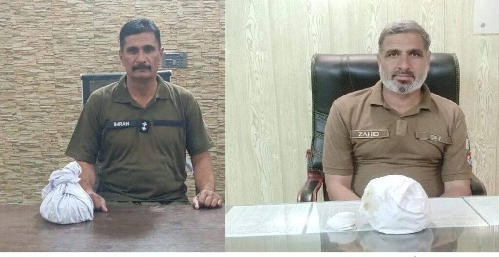 Two drug suppliers arrested, over 2 kg drugs seized