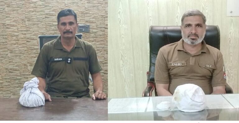 Two drug suppliers arrested, over 2 kg drugs seized