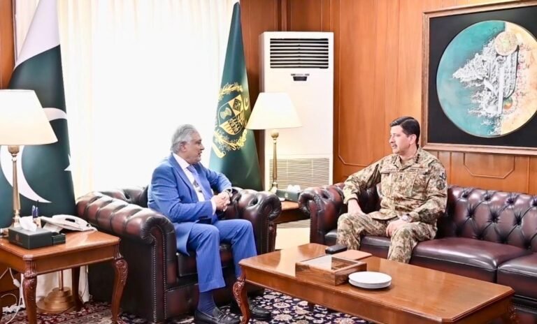 CNSC General Aamer Raza calls on DPM/FM Ishaq Dar, discusses matters of national security