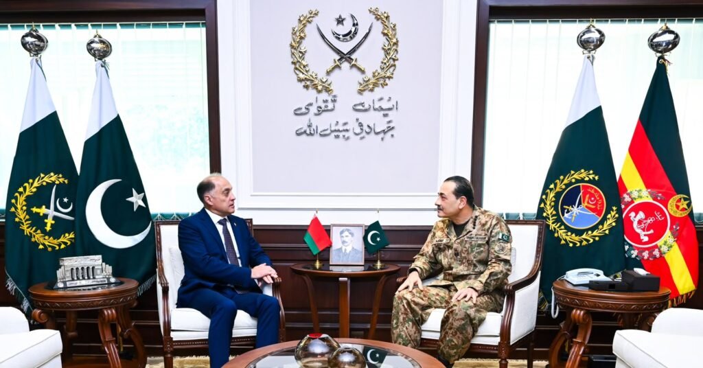 High-level Belarusian delegation calls on COAS Asim Munir