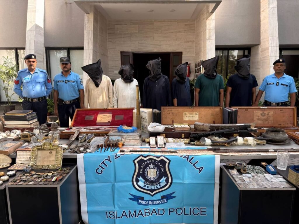ICT Police nab six in nawab of Bahawalpur family house theft, recover valuables worth over Rs 70mln