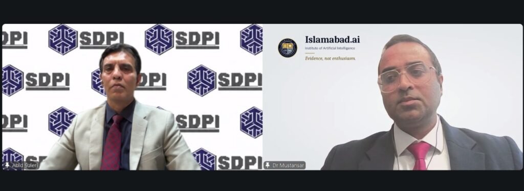 SDPI, Islamabad AI sign MoU on AI use in research, institutional and programme work