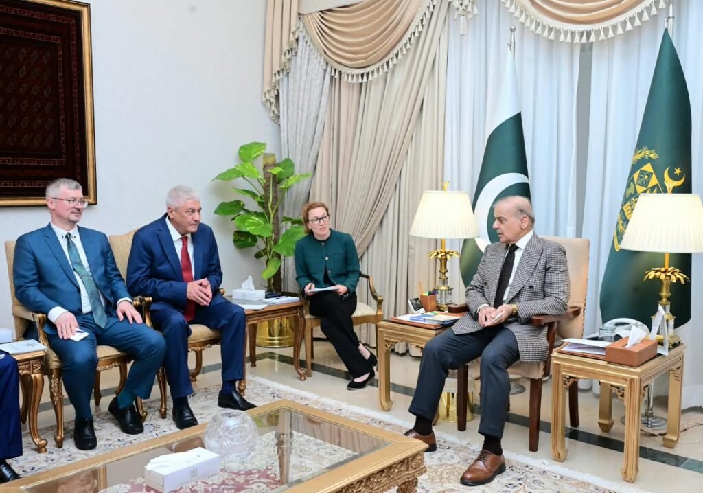 PM reaffirms Pakistan’s commitment to deepen friendly relations with Russia