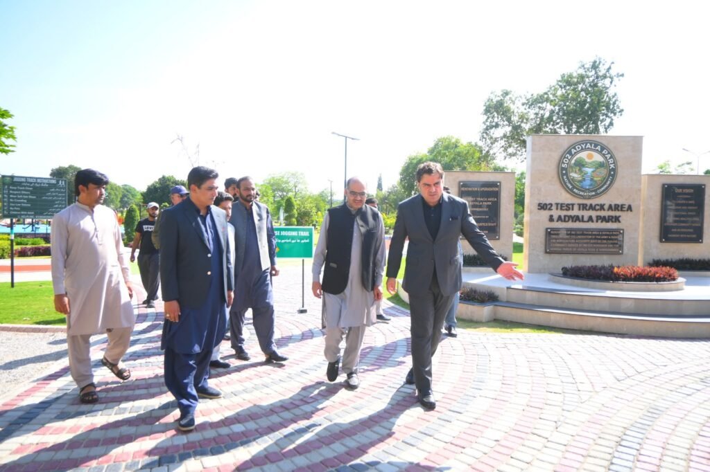 Bilal Yasin inspects parks, directs seasonal flower plantation