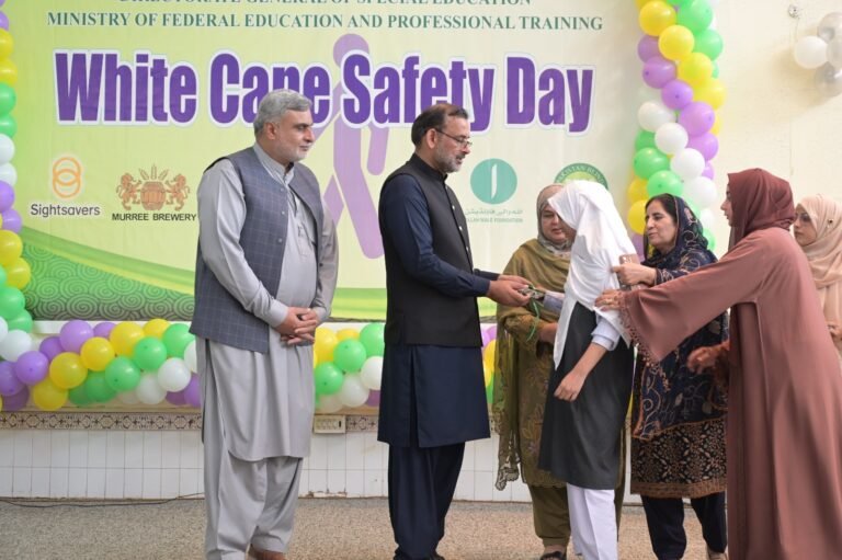 DGSE marks white cane safety day, honours visually impaired children