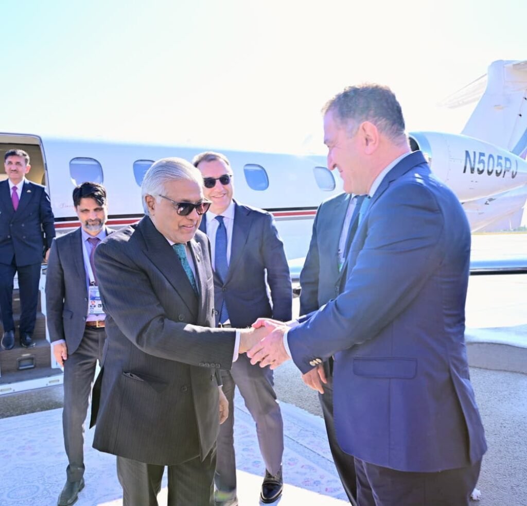 DPM/FM Dar arrives in Dushanbe to attend SCO-CHG