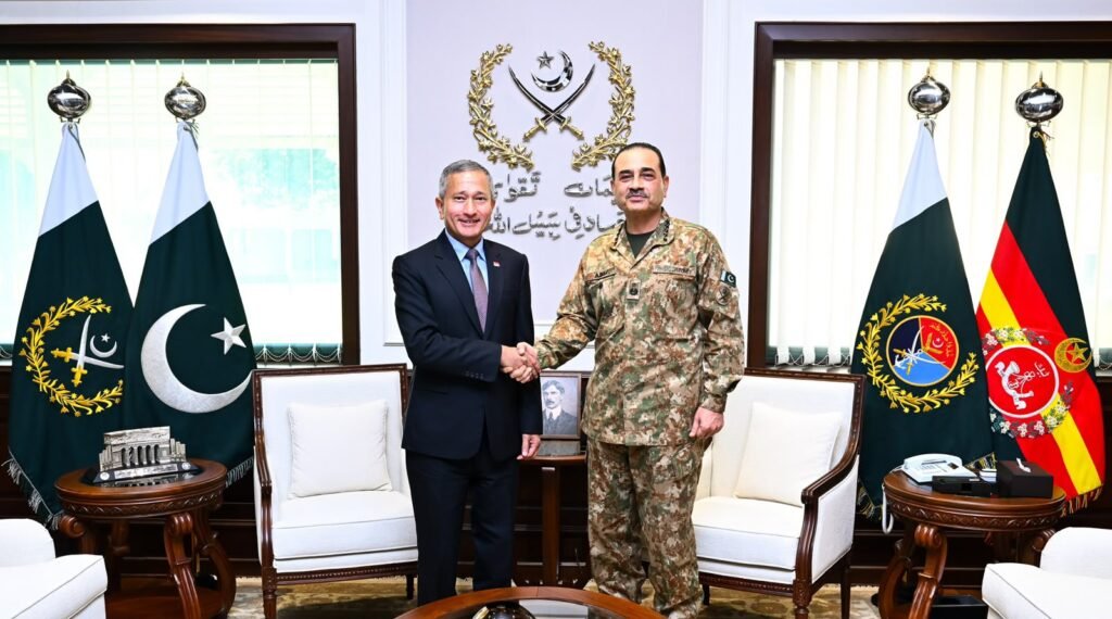 Singapore Foreign Minister calls on COAS Field Marshal Asim Munir